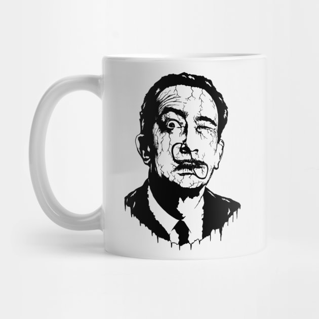 Salvador Dali Portrait Art by surmind